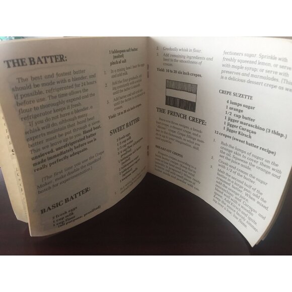 Vintage Pier 1 Imports International Crepe Maker With Original Instructions - Picture 9 of 10